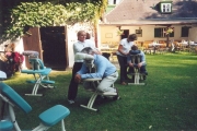 Massage auf einem Firmenevent